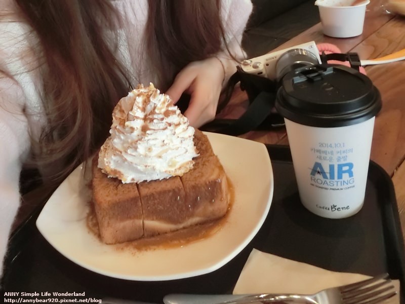 【韓國】Caffe bene 首爾連鎖咖啡廳推薦 ♥ 下午茶必吃 鬆餅超好吃