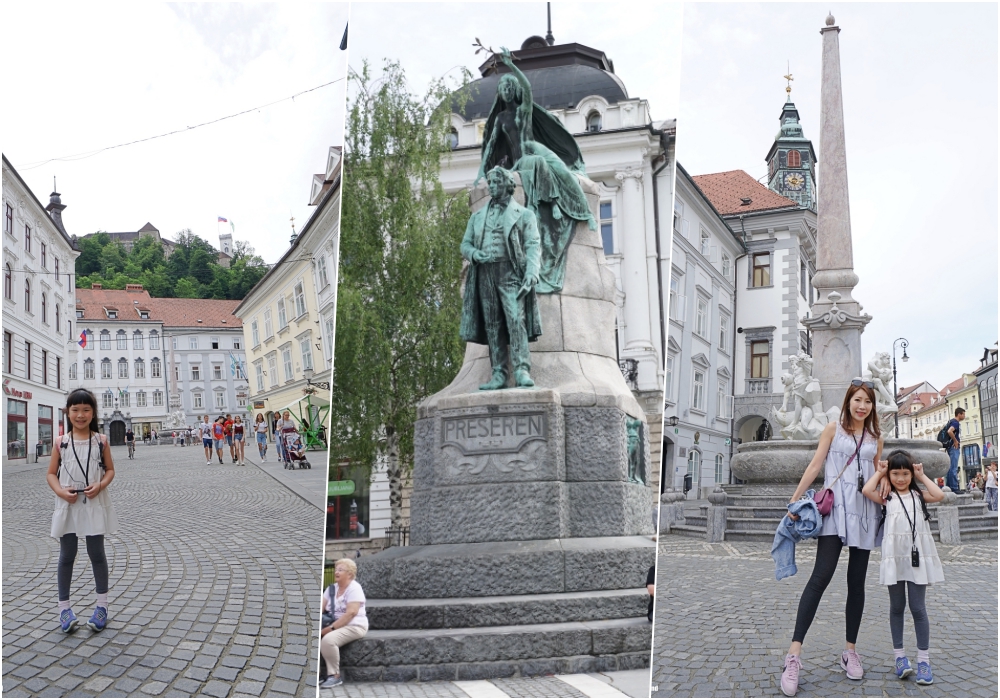 【斯洛維尼亞】盧比安納景點 ♥ 盧比安納舊城區(三重橋、共和廣場、聖方濟教堂)